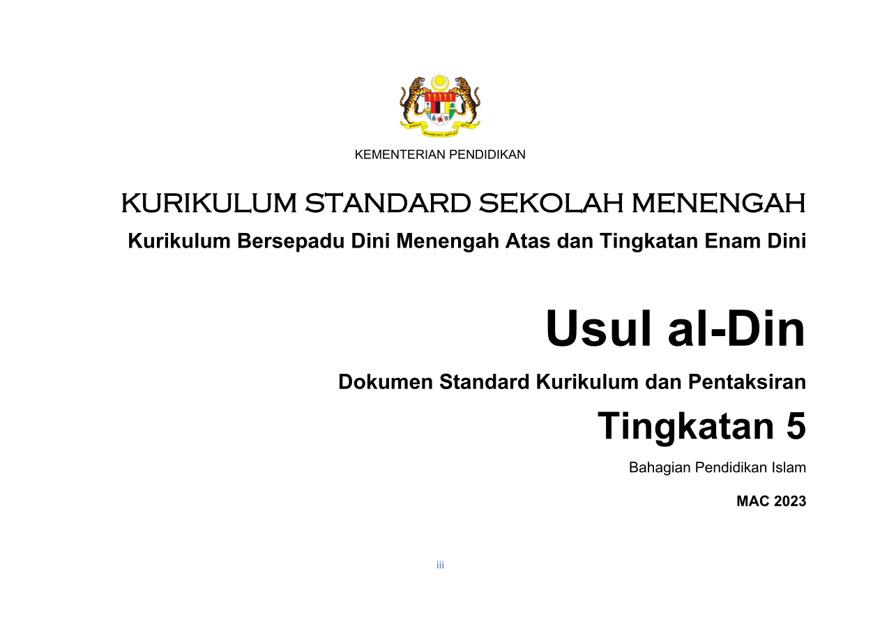 Halaman iii