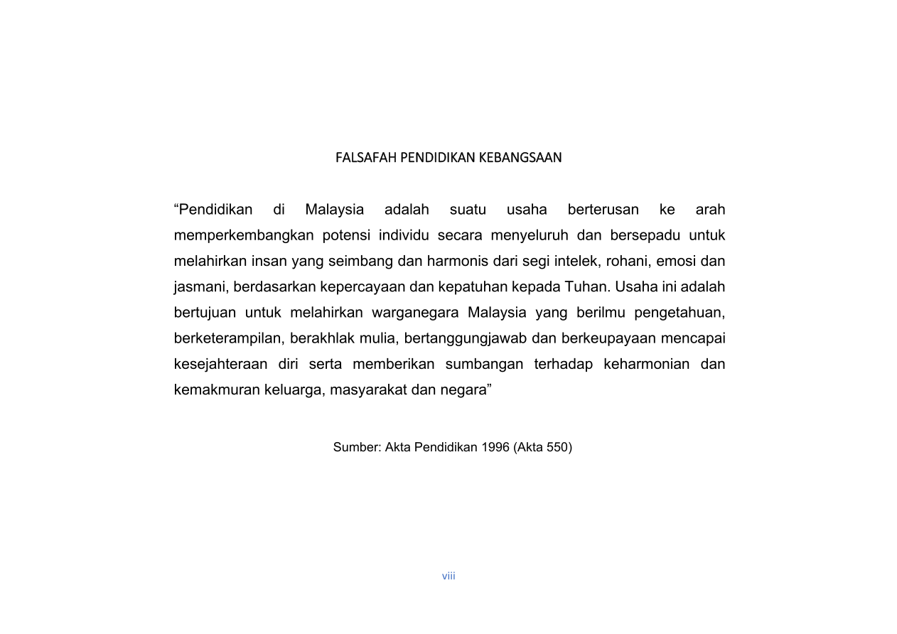Halaman viii